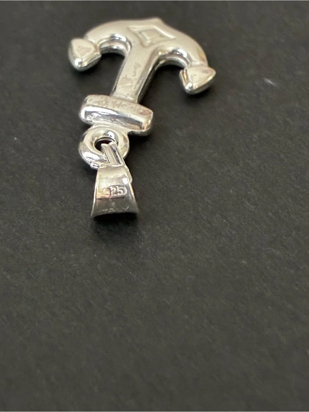 Sterling Silver 925 Anchor Charm Pendant